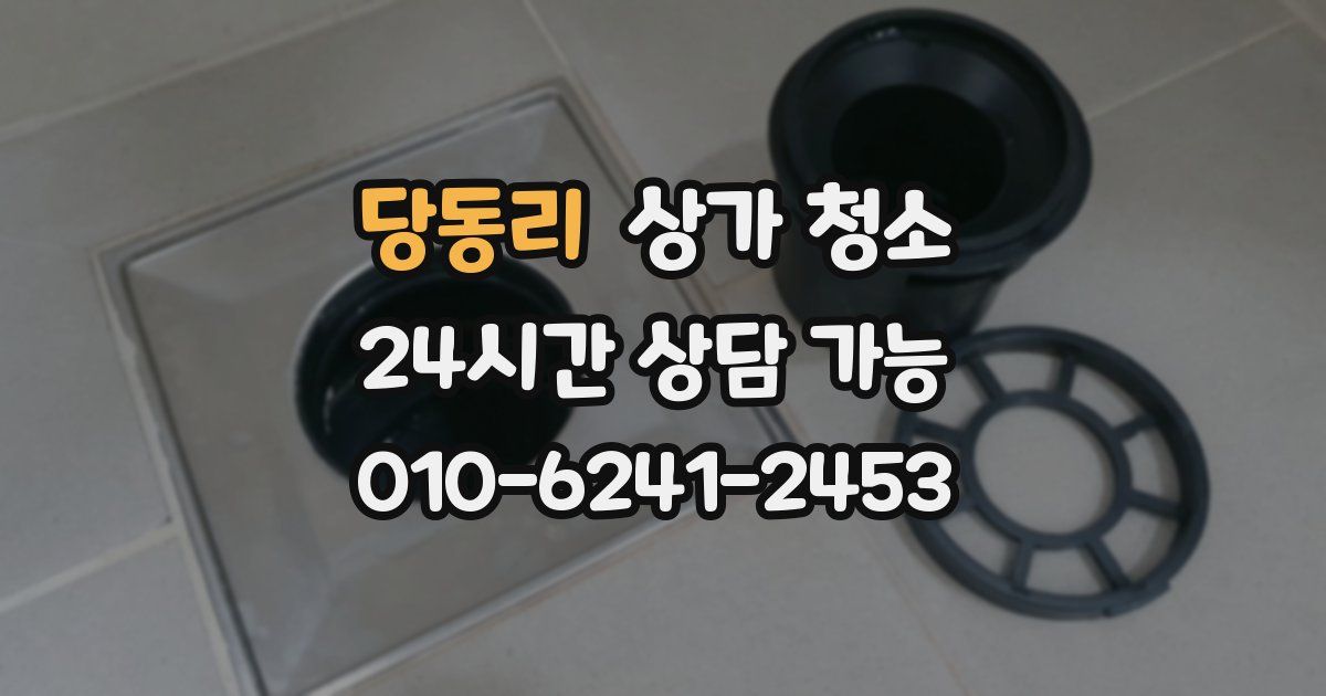당동리 상가 청소