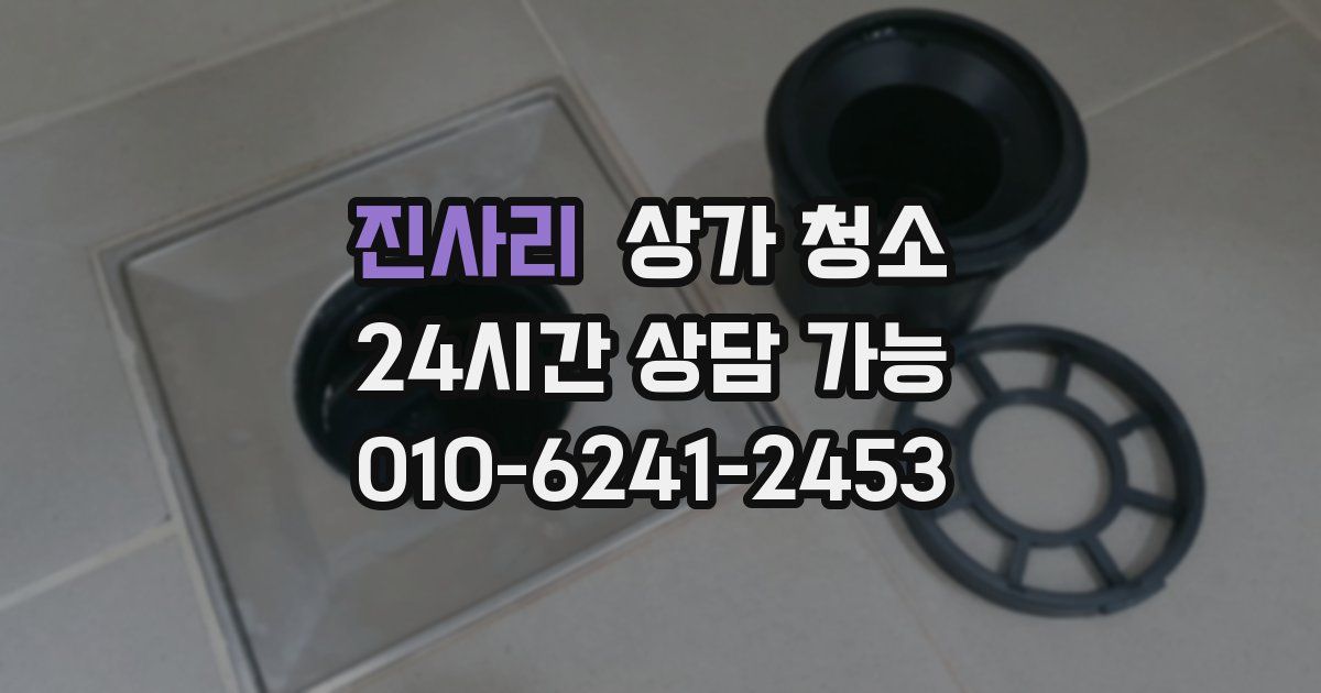 진사리 상가 청소