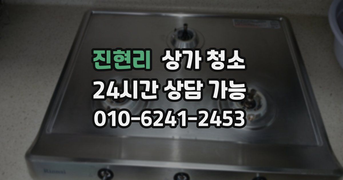 진현리 상가 청소