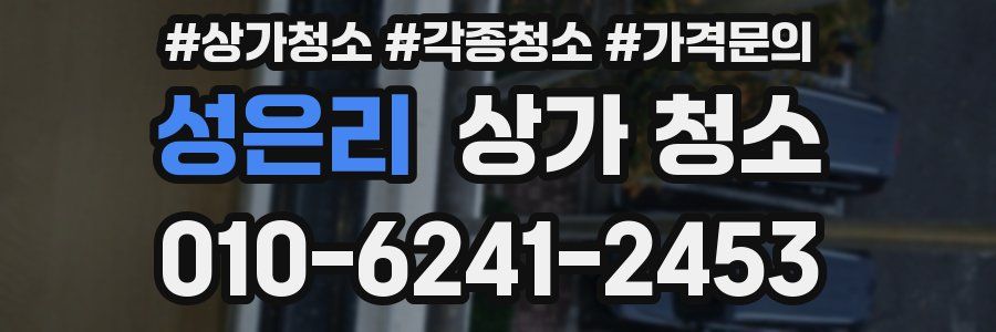 성은리 상가 청소