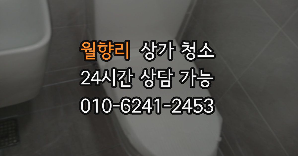 월향리 상가 청소