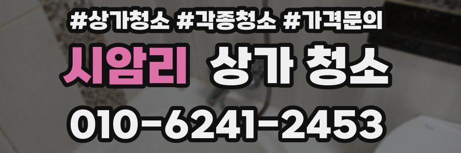 시암리 상가 청소
