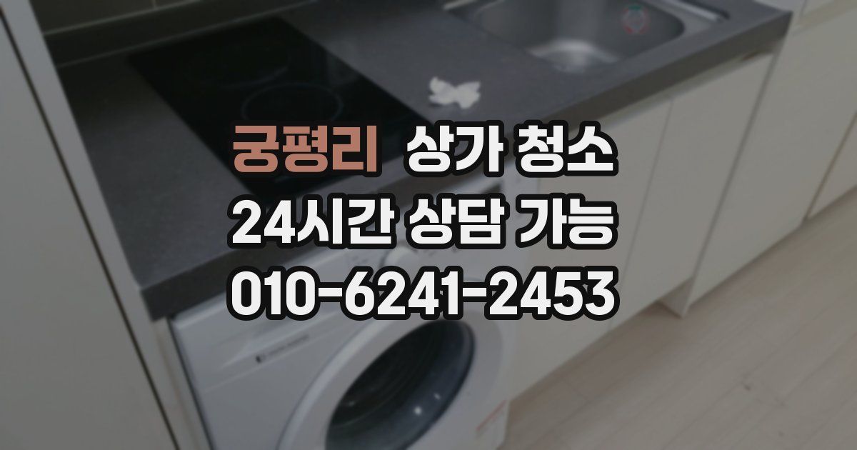 궁평리 상가 청소