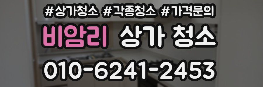 비암리 상가 청소