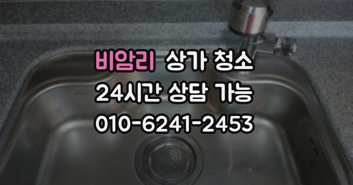 비암리 상가 청소
