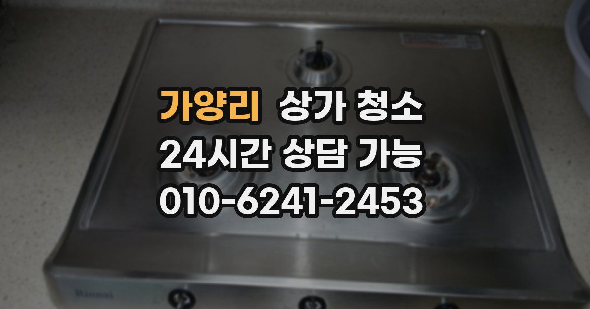 가양리 상가 청소