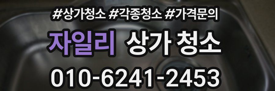 자일리 상가 청소