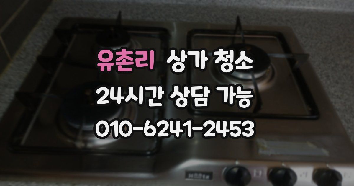유촌리 상가 청소