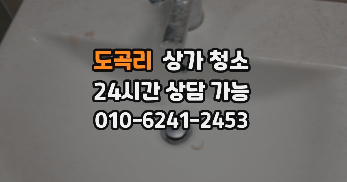 도곡리 상가 청소