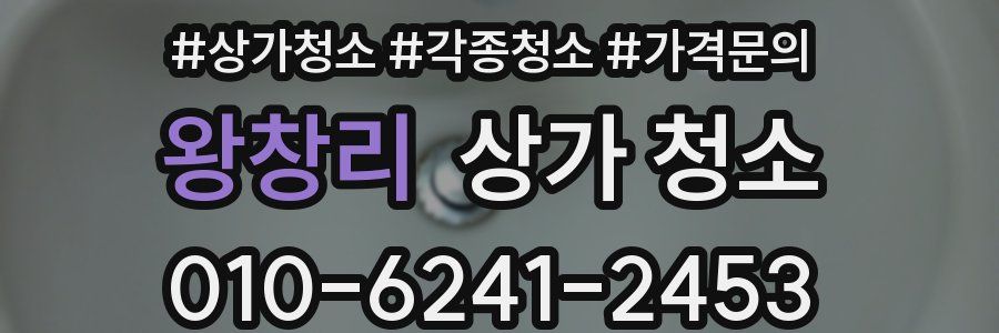 왕창리 상가 청소