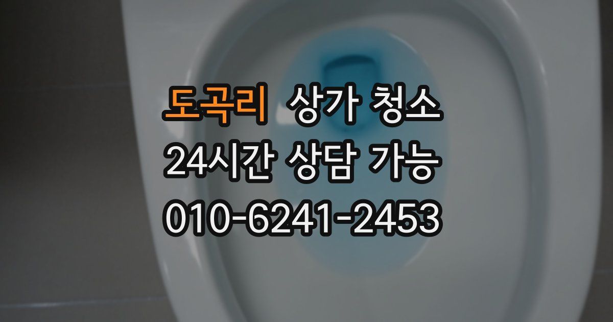 도곡리 상가 청소