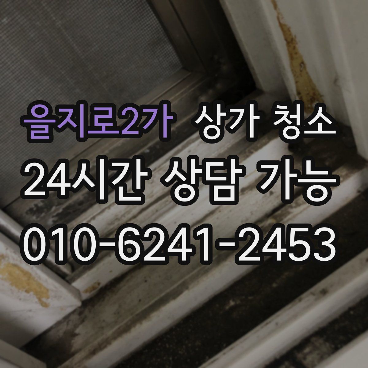을지로2가 상가 청소