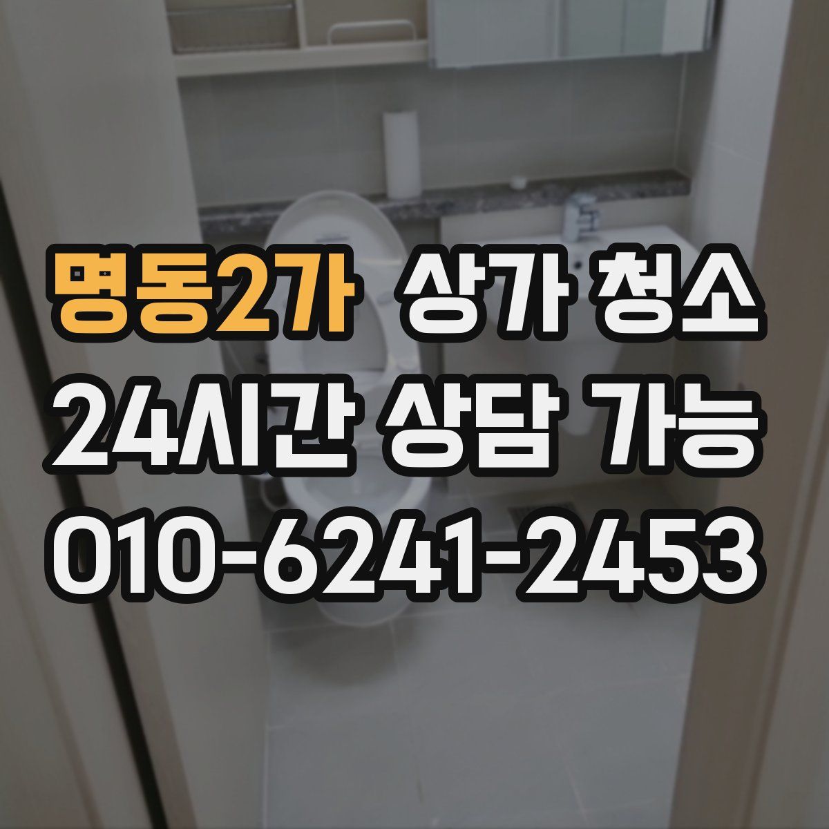 명동2가 상가 청소