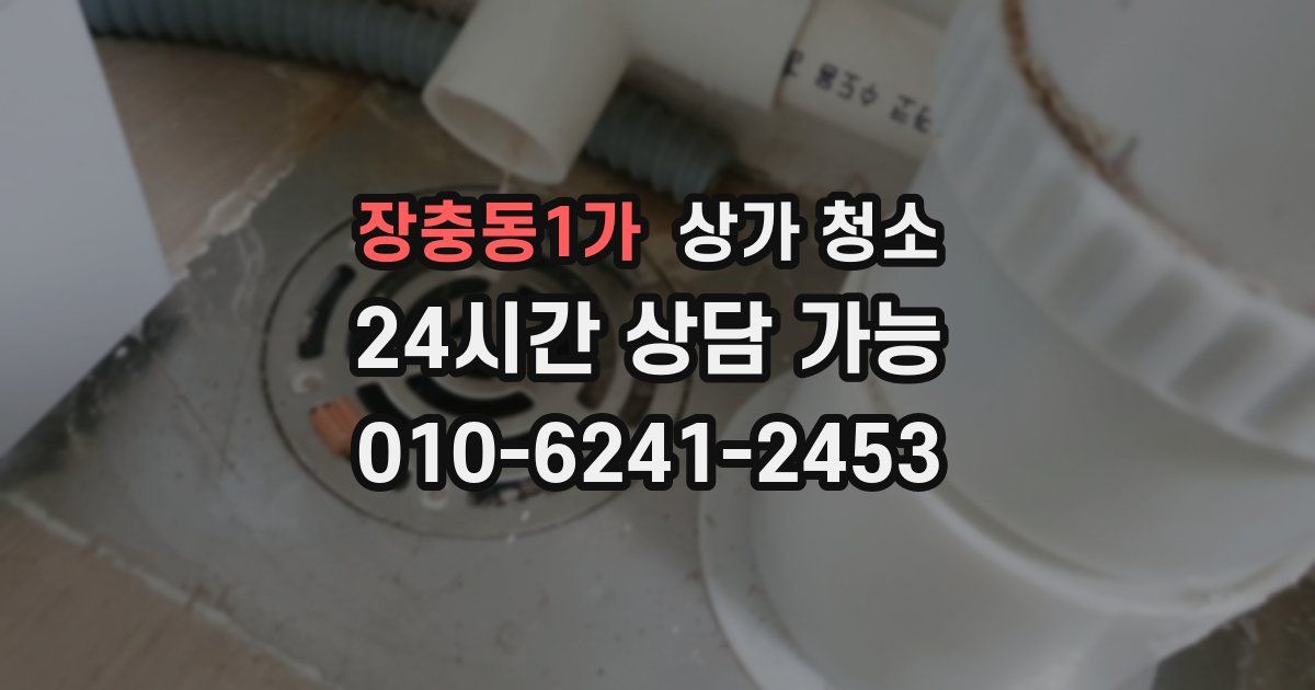 장충동1가 상가 청소