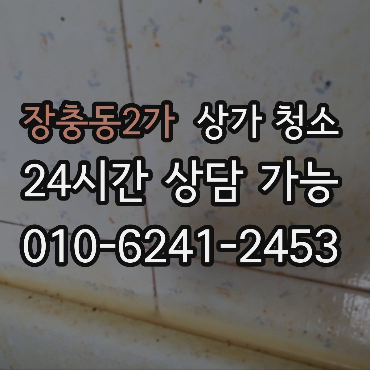 장충동2가 상가 청소