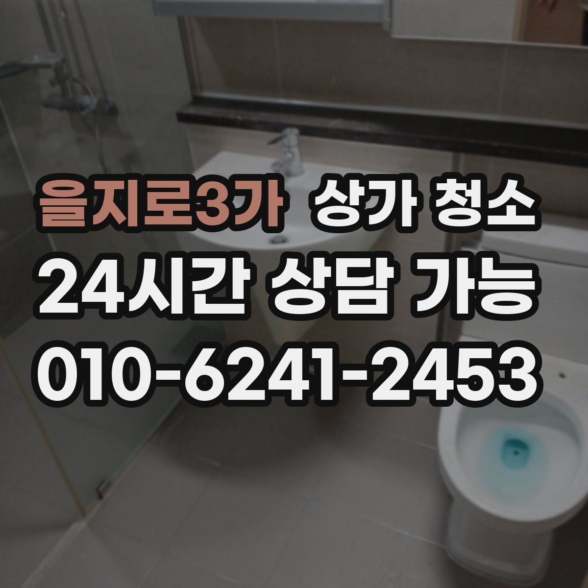 을지로3가 상가 청소