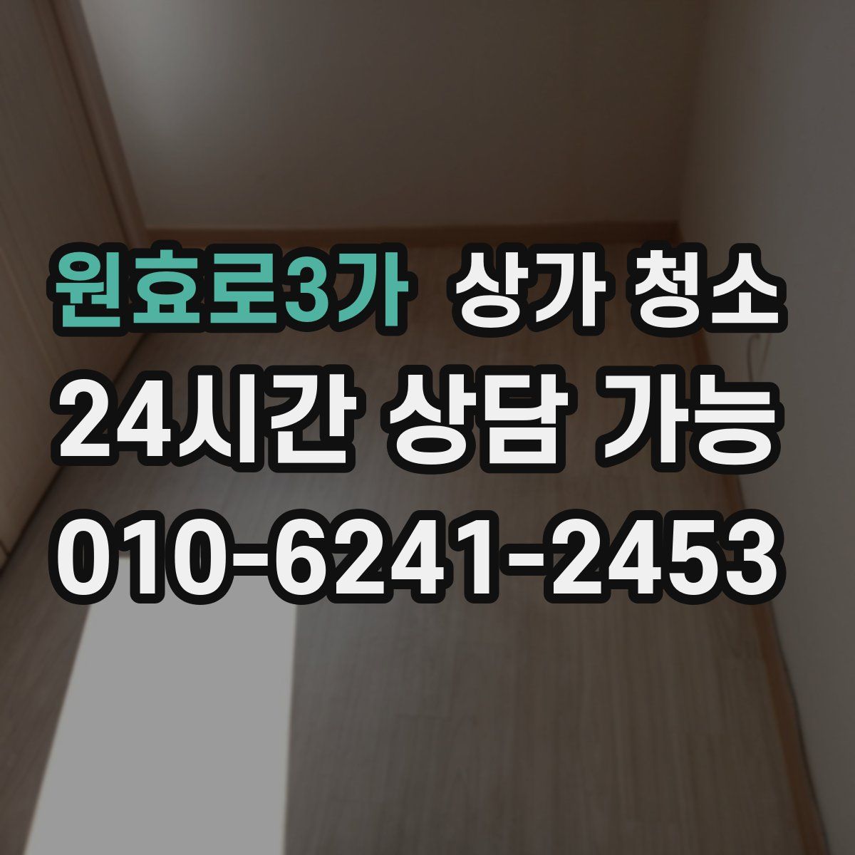 원효로3가 상가 청소