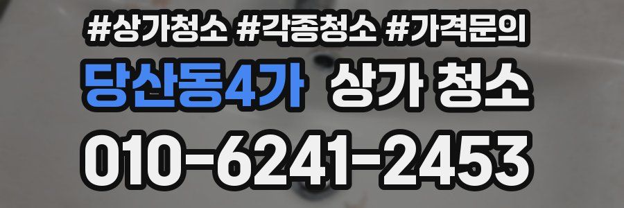 당산동4가 상가 청소