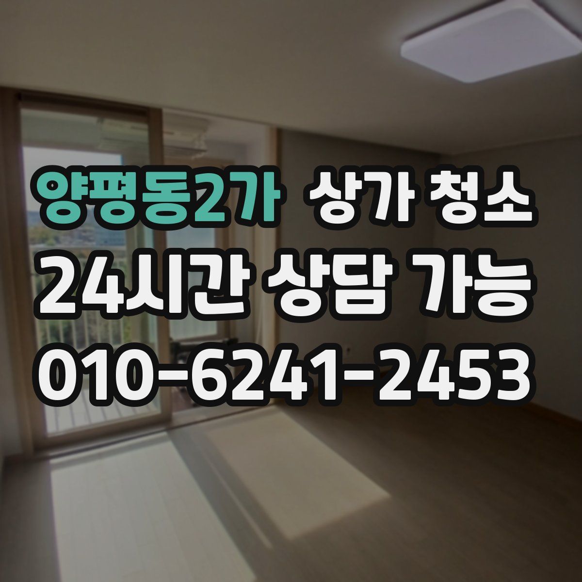 양평동2가 상가 청소