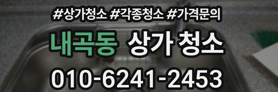 내곡동 상가 청소