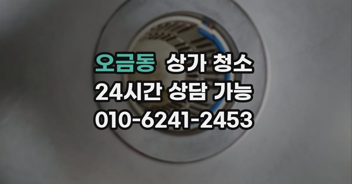 오금동 상가 청소