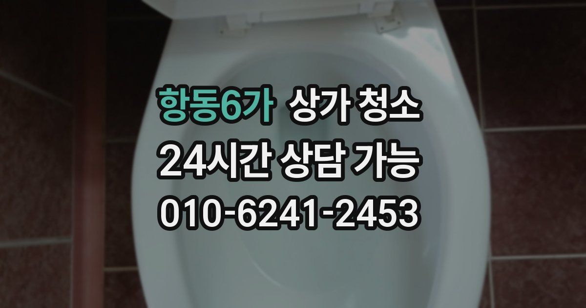 항동6가 상가 청소