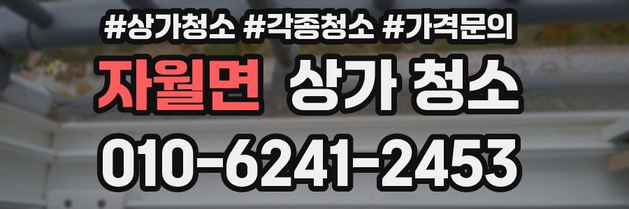 자월면 상가 청소