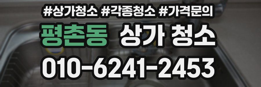 평촌동 상가 청소