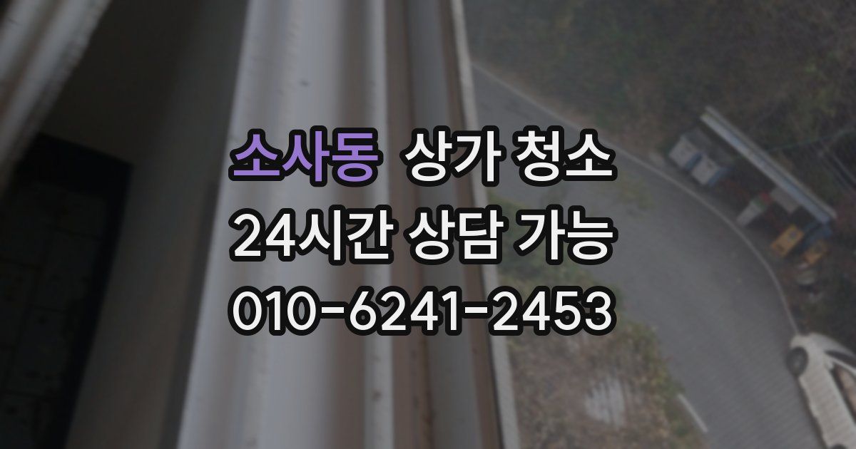 소사동 상가 청소