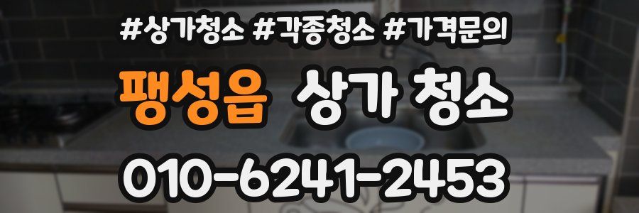 팽성읍 상가 청소