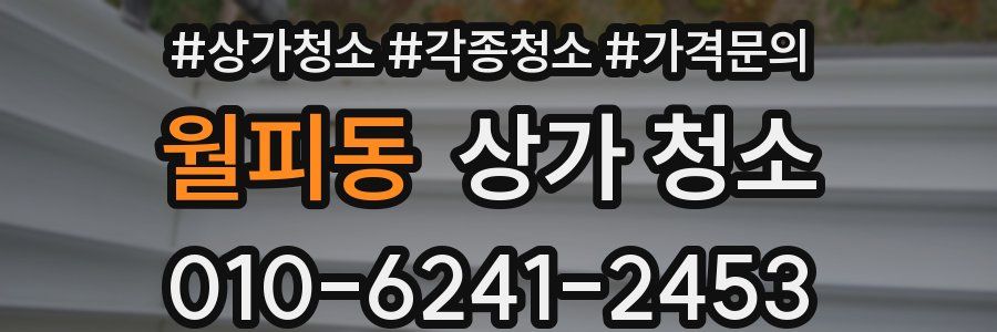 월피동 상가 청소