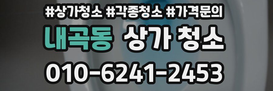 내곡동 상가 청소