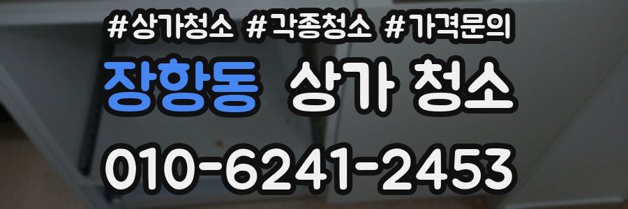 장항동 상가 청소