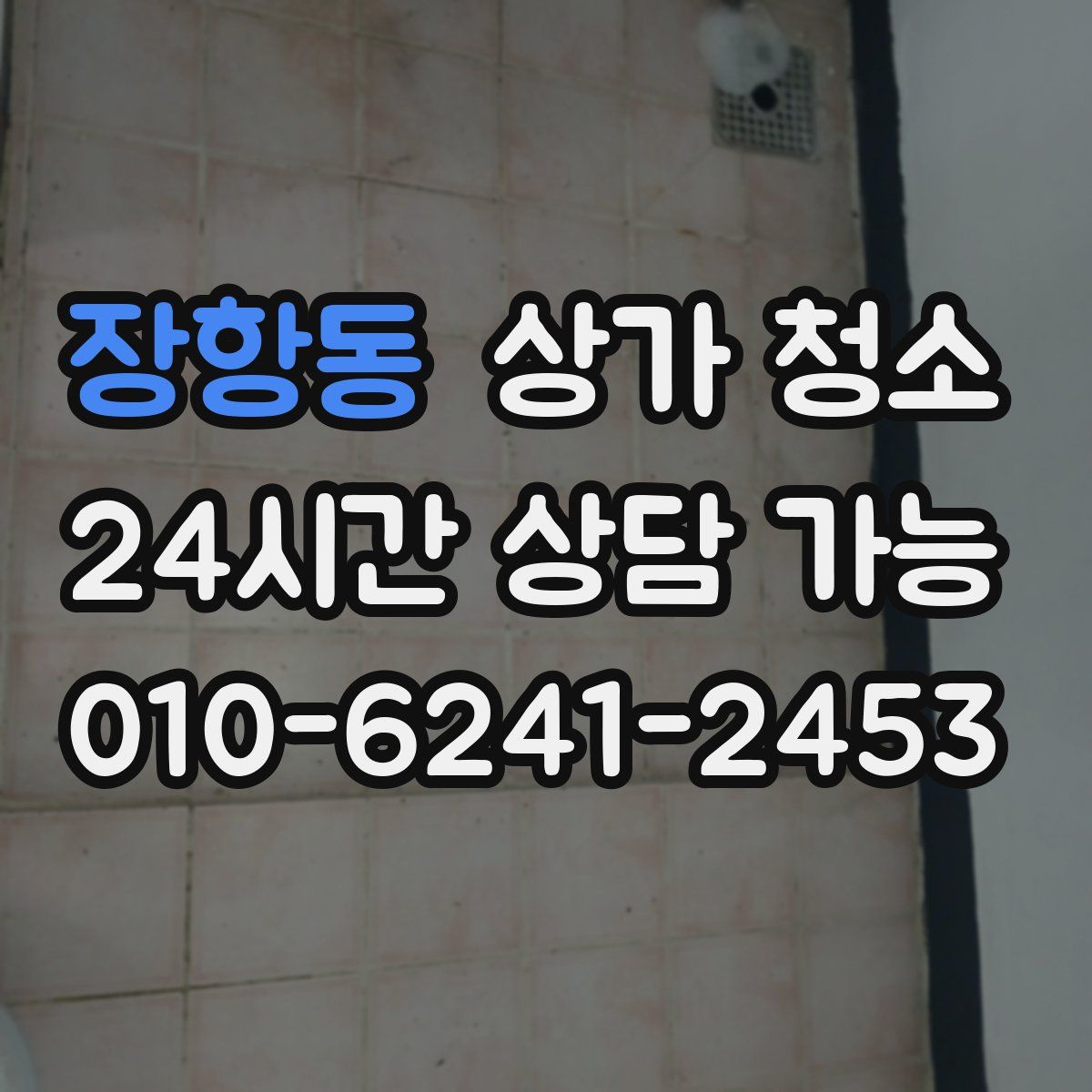 장항동 상가 청소