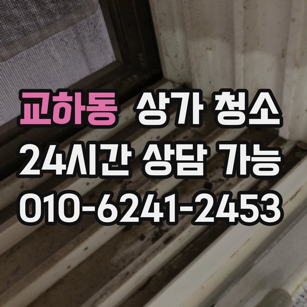 교하동 상가 청소