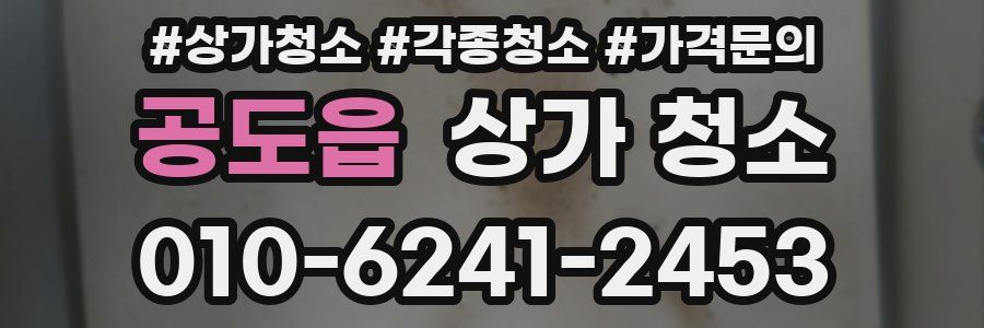 공도읍 상가 청소