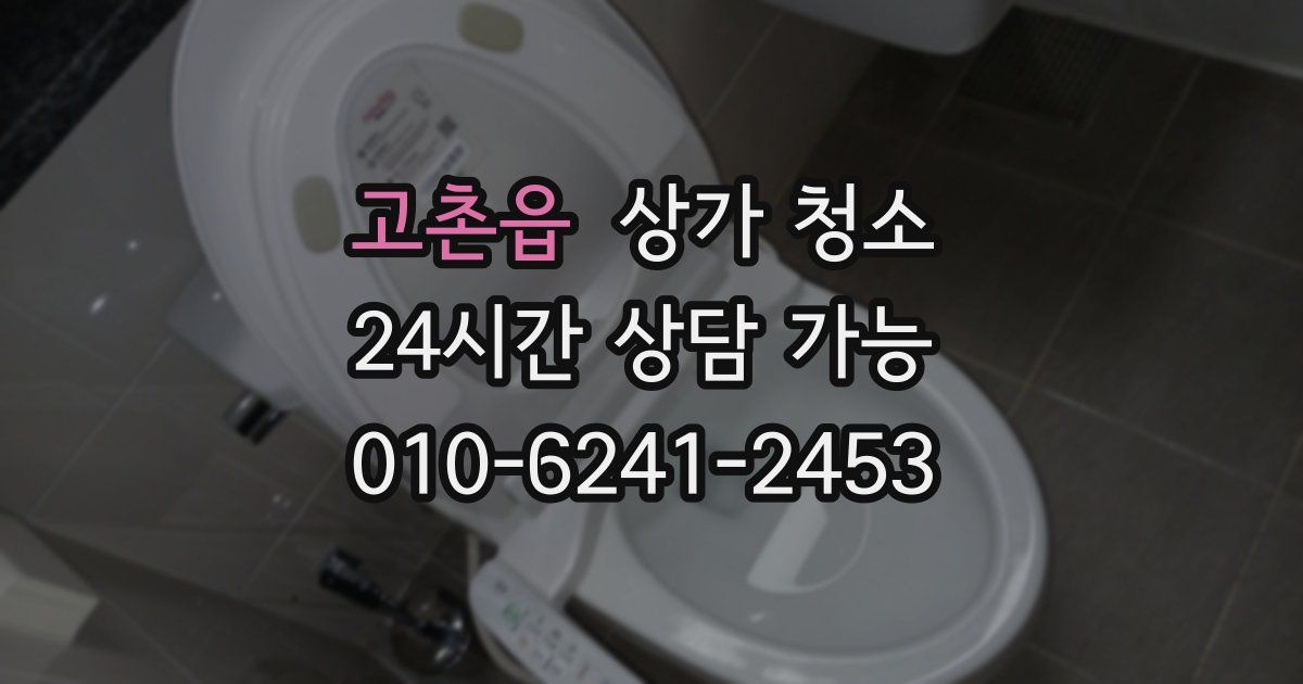 고촌읍 상가 청소