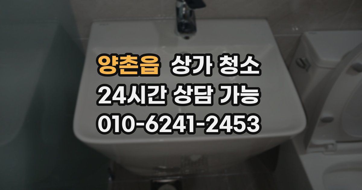 양촌읍 상가 청소