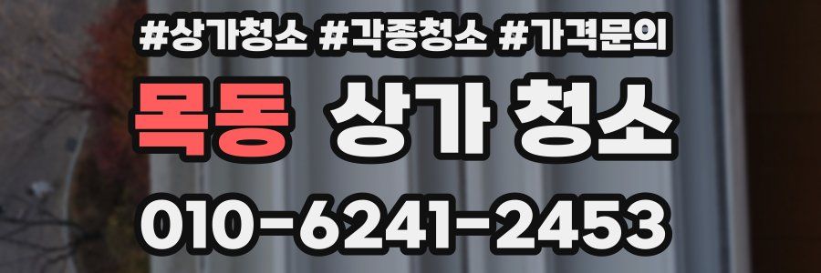목동 상가 청소