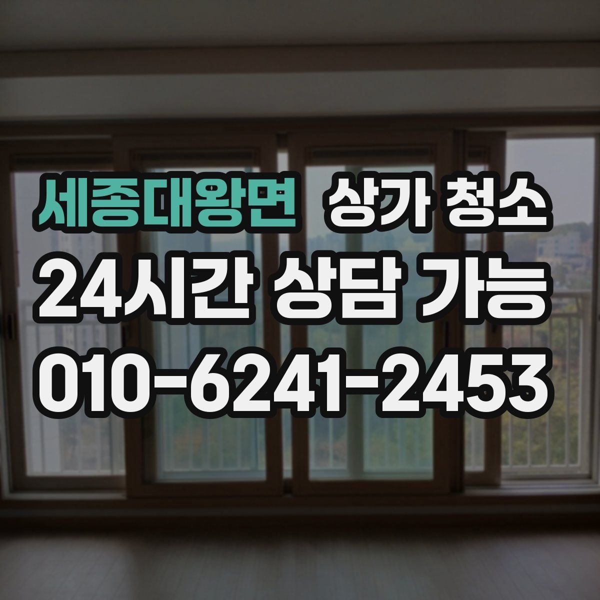 세종대왕면 상가 청소