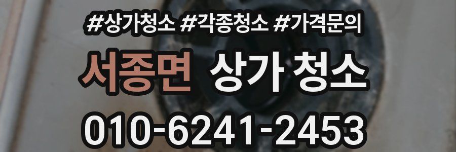 서종면 상가 청소