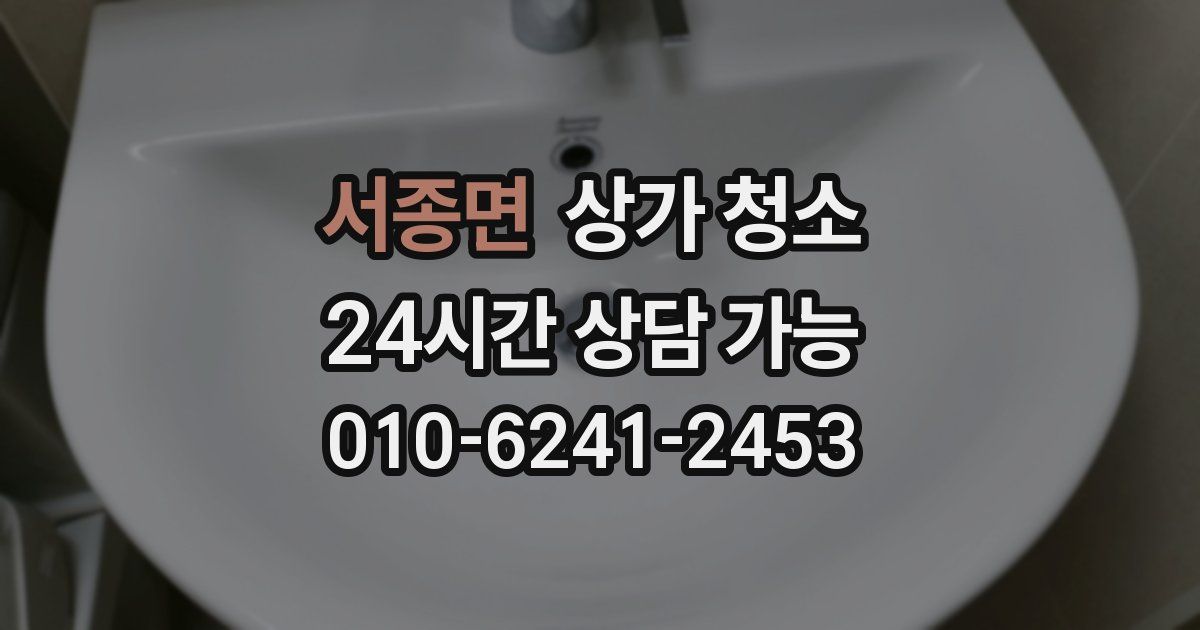 서종면 상가 청소