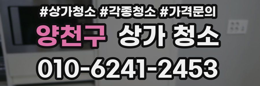 양천구 상가 청소