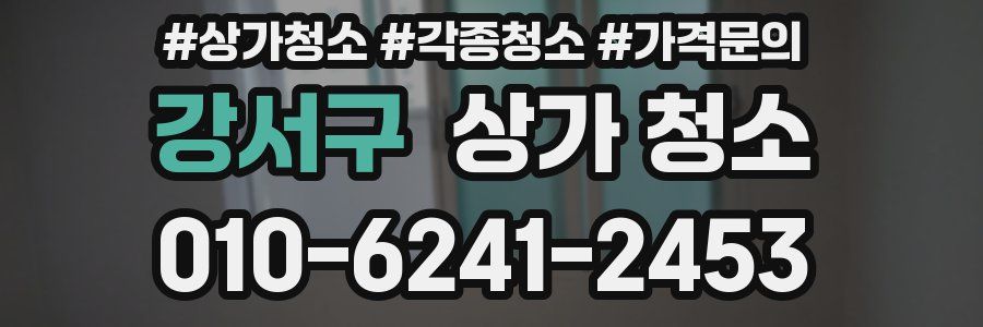 강서구 상가 청소