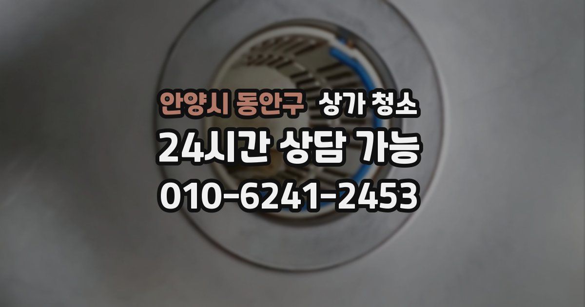 안양시 동안구 상가 청소