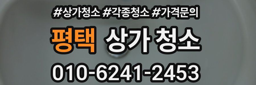 평택 상가 청소