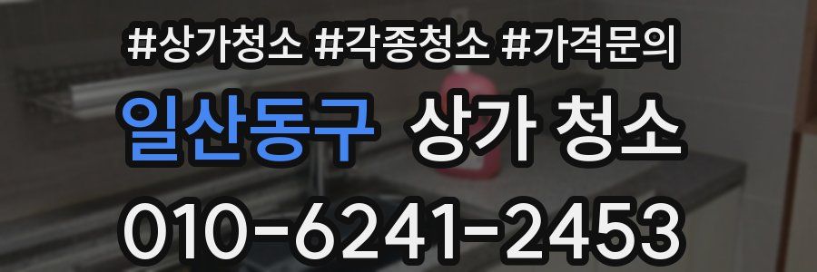 일산동구 상가 청소