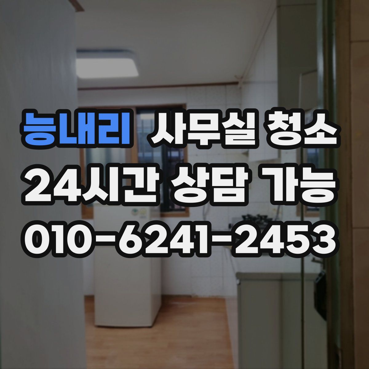 능내리 사무실 청소