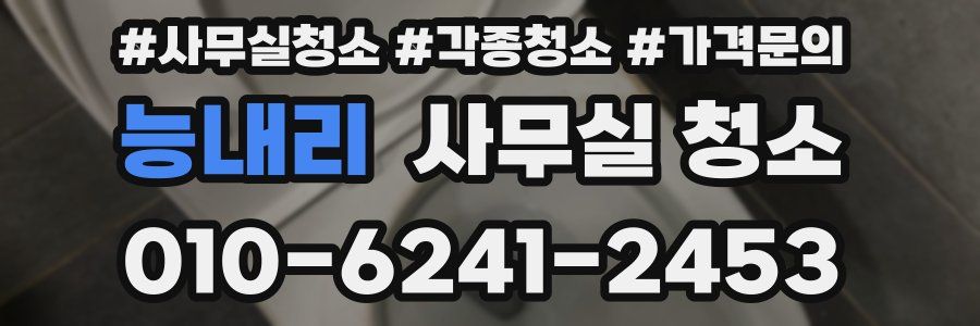 능내리 사무실 청소