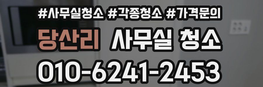 당산리 사무실 청소
